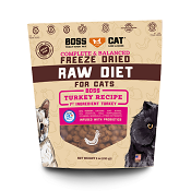 Boss Cat Freeze-Dried Raw Cat Food - Turkey Recipe